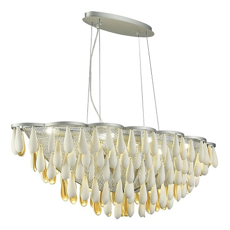 Светильник подвесной ST-Luce Серебристый/Белый, Золотистый E14 8*40W SL1517.103.08 - фото