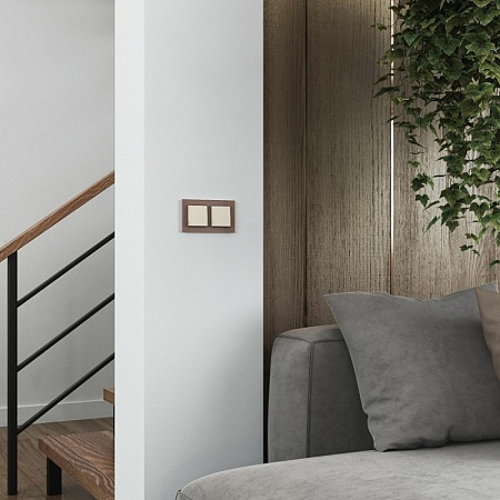 Выключатель одноклавишный (айвори матовый) W1110062 - фото