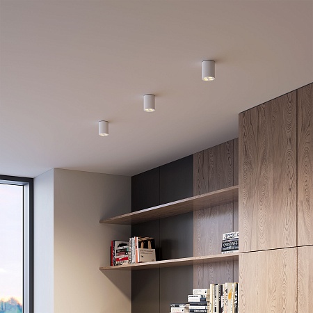 Светильник потолочный светодиодный Points 7W 3000K белый 25111/LED Elektrostandard - фото