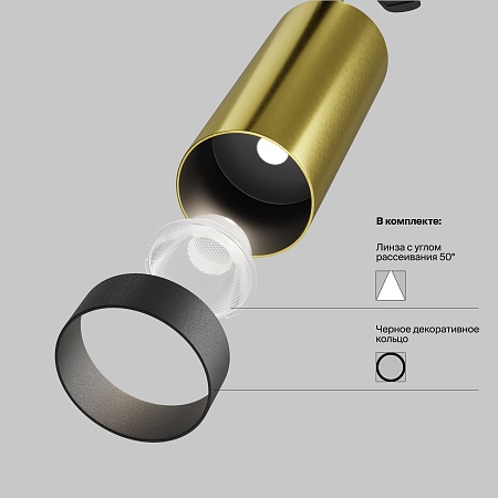 Трековый светильник Technical FOCUS LED TR021-1-12W4K-W-BBS - фото