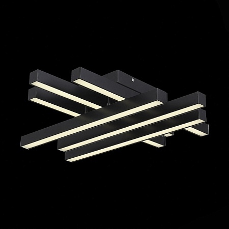 Люстра потолочная ST-Luce Черный/Белый,Черный LED 1*36W 3000K/4000K/6000K SL933.402.06 - фото