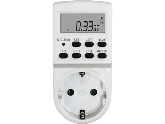 Розетка с таймером Feron TM24 недельная электронная мощность 3500W/16A - фото