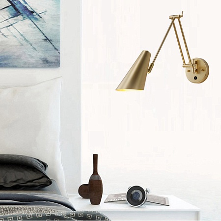 Настенный Светильник Fredly A Brass Imperiumloft 219735-23 - фото