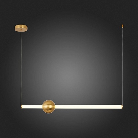 Светильник подвесной ST-Luce Золотистый/Золотистый, Белый LED 1*18W 4000K SL1222.203.01 - фото