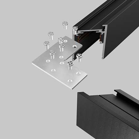 Крепеж для углового соединения накладного шинопровода Exility - фото