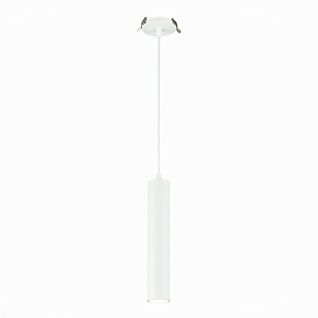 Встраиваемый подвесной светильник Белый GU10 1*50W IP20 D54xH290 220V Без ламп ST151.508.01 - фото