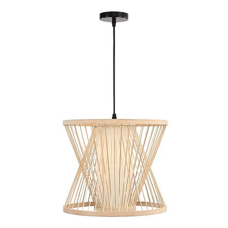 Светильник подвесной ST-Luce Древесный/Белый E27 1*40W SL6241.503.01 - фото