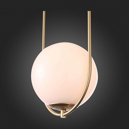 Светильник подвесной ST-Luce Золотистый/Белый E27 1*40W SL1118.203.01 - фото