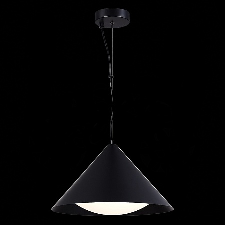 Светильник подвесной ST-Luce Черный/Черный LED 1*12W 3000K SL6501.413.01 - фото