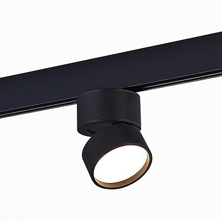 Магнитный трековый светильник Черный LED 1*9W 4000K 600Lm Ra>90 120° IP20 D85xH126 48V ST809.446.09 - фото