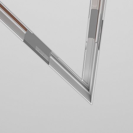 Угол-соединитель 45° Exility встраиваемый белый - фото