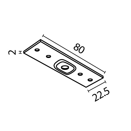 Трековая система Technical встраиваемая магнитная белая 300x300x300 TS-Z-300-TR032-2-20W4K-S-W