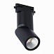 Св-к трек. Черный LED 1*10W 4000K 800Lm Ra>90 38° IP20 D60xH190 165-265V ST650.446.10 - фото