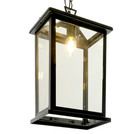 Светильник садово-парковый Feron PL755 на цепочке 60W E14 230V, черный - фото