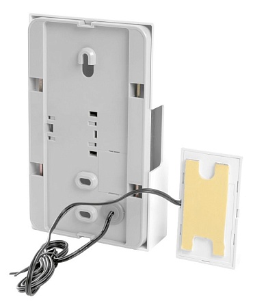 Звонок с кнопкой проводной Feron DB-101 электромеханический белый 230V 162х98х40мм - фото