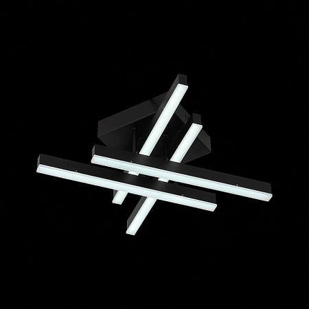 Люстра потолочная ST-Luce Черный/Черный, Белый LED 1*22W 3000K/4000K/6000K SL933.402.04 - фото