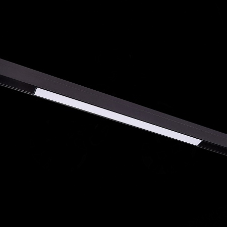 Магнитный трековый светильник Черный LED 1*12W 3000K 780Lm Ra>90 120 IP20 L406xW22xH44 ST360.436.12 - фото
