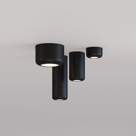 Светильник потолочный светодиодный 10W 4000K чёрный 25044/LED Elektrostandard - фото