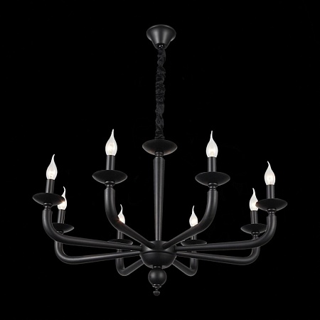 Люстра подвесная ST-Luce Черный E14 8*40W SL1114.403.08 - фото