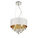 Светильник подвесной ST-Luce Хром/Белый, Золотистый, Прозрачный E14 4*40W SL1350.503.04 - фото