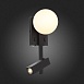 Светильник настенный ST-Luce Черный/Белый LED 2*1+4W 3200K SL1581.401.02 - фото