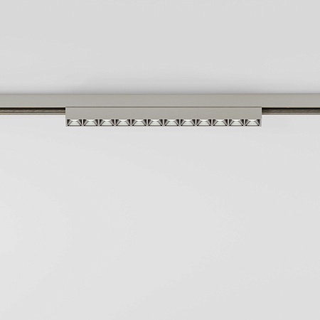 Трековый светильник 10W 4000K никель 85528/01 система Лайн 85528/01 Elektrostandard - фото