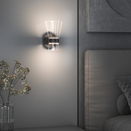 Настенный светильник Eurosvet 201053 LED черный - фото