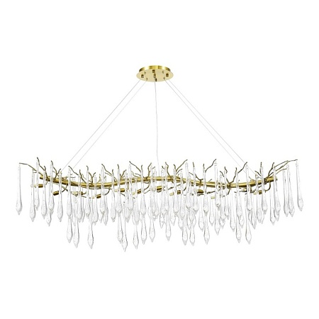 Светильник подвесной ST-Luce Шампань/Шампань, Прозрачный G9 12*5W 4000K SL1660.213.12 - фото