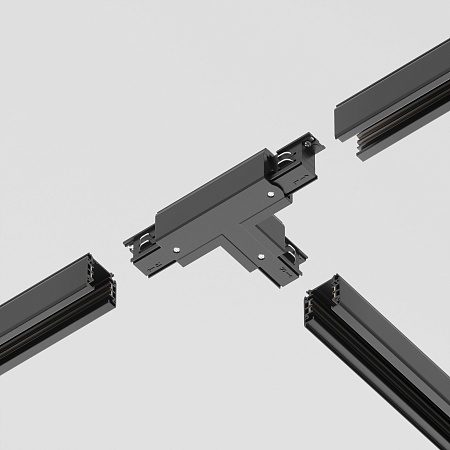 Коннектор Т-образный правый Trinity черный - фото