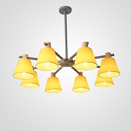 Потолочная Люстра На Штанге Natura A Yellow 8 Imperiumloft 177990-26 - фото