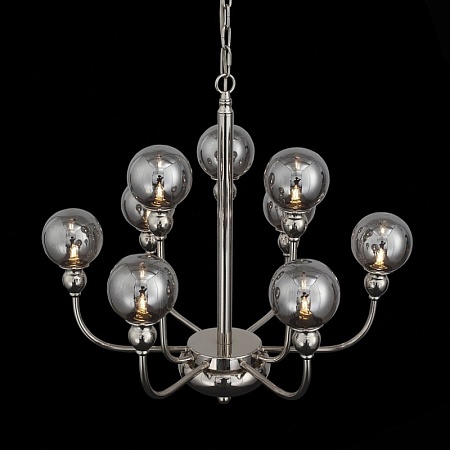 Люстра подвесная ST-Luce Никель/Дымчатый G9 9*5W SL552.103.09 - фото