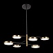 Светильник подвесной ST-Luce Черный/Латунь, Белый LED 6*7,5W 3000K SL1605.413.06 - фото