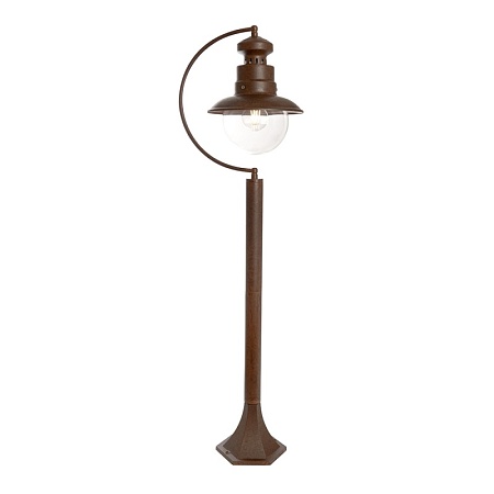 Светильник садово-парковый Feron PL576 столб 60W 230V E27, коричневый - фото