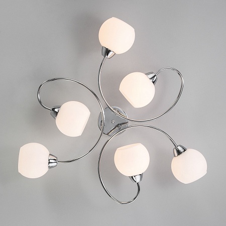 Потолочный светильник Eurosvet 30136/6 хром - фото