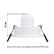 Точечный встраиваемый светильник ARTE LAMP A2067PL-1WH - фото