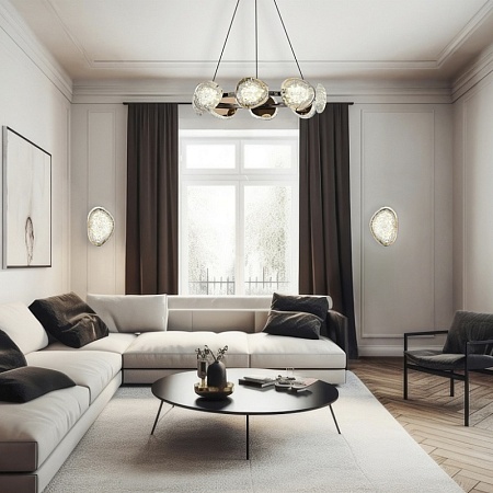 Светильник настенный ST-Luce золотистый / прозрачный LED 1*15W 4000K SL6018.203.15 - фото