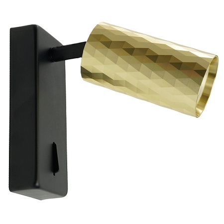 Светильник Feron ML1880 PRISM 35W, 230V, GU10, золото и чёрный - фото