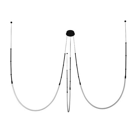 Подвесная люстра ARTE LAMP A7270PL-1BK - фото