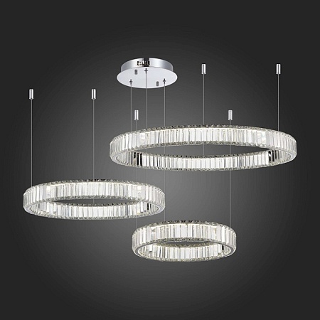Люстра подвесная ST-Luce Хром/Прозрачный LED 1*122W 4000K SL1622.113.03 - фото