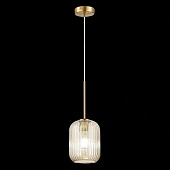 Светильник подвесной ST-Luce Латунь/Коньячный E27 1*60W SL1154.333.01