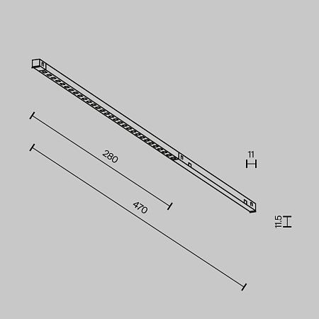 Трековый светильник Technical TR241-4-6WTW-DD2-B - фото