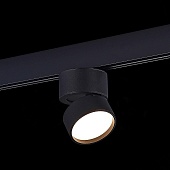Магнитный трековый светильник Черный LED 1*9W 3000K 500Lm Ra&gt;90 120° IP20 D85xH126 48V ST809.436.09