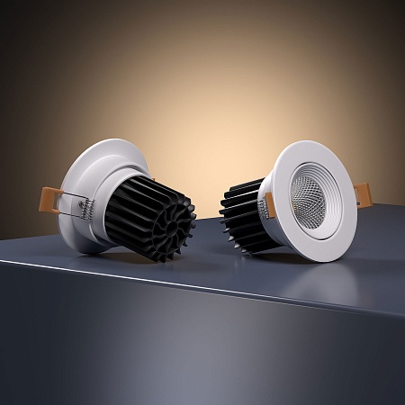 Светильник встраиваемый светодиодный Even белый 25094/LED Elektrostandard - фото