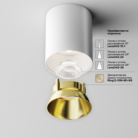 Потолочный светильник Technical Alfa LED C064CL-12W4K-RD-WB - фото