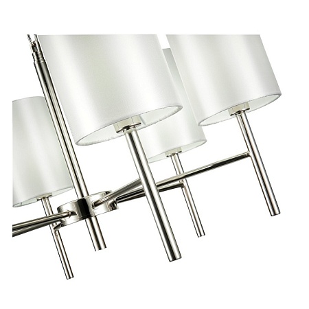 Светильник подвесной Никель/Белый E14 6*40W SLE107303-06 - фото