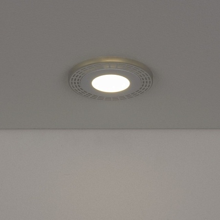 Встраиваемый потолочный светодиодный светильник DSS001 6W 4200K белый - фото