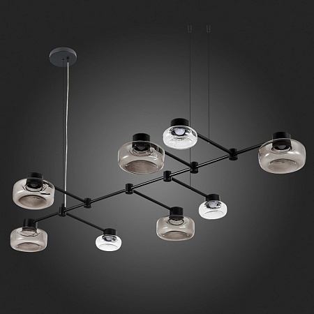 Светильник подвесной ST-Luce Черный/Дымчатый, Прозрачный LED 8*3W 3000K SL6005.403.08 - фото