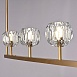 Люстра Rh Boule De Cristal Linear Chandelier 5 Bronze Imperiumloft 240204-22 - фото