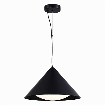 Светильник подвесной ST-Luce Черный/Черный LED 1*12W 3000K SL6501.413.01 - фото