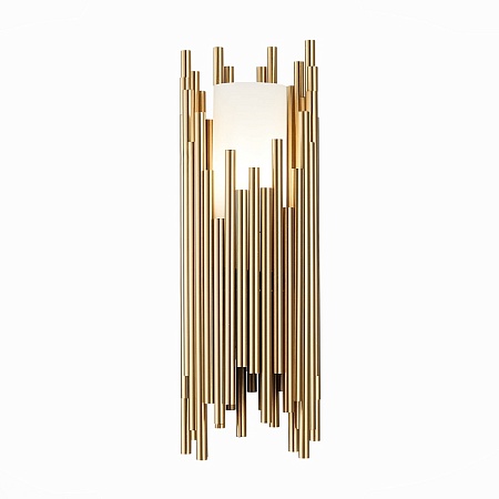 Бра ST-Luce Латунь/Белый E14 1*40W SL1629.301.01 - фото